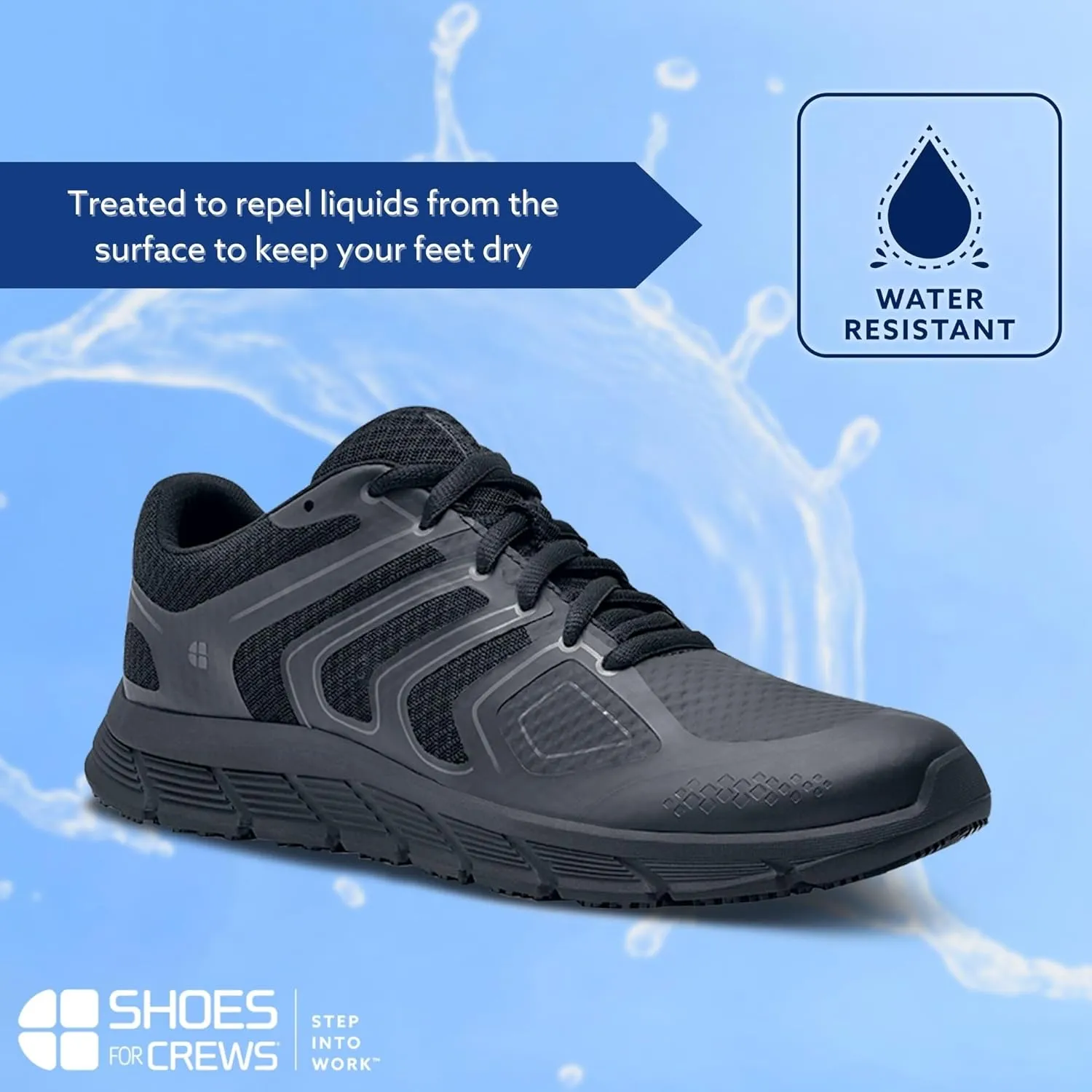 Shoes for Crews Stride, Men’s Non Slip Athletic Work Shoes