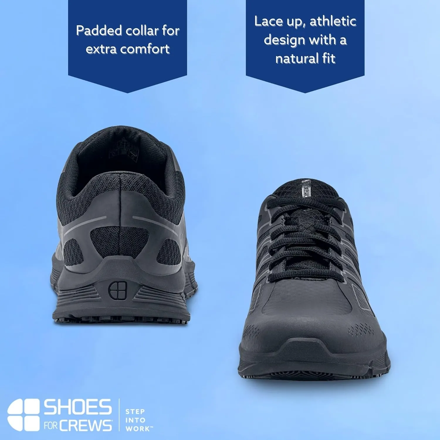 Shoes for Crews Stride, Men’s Non Slip Athletic Work Shoes