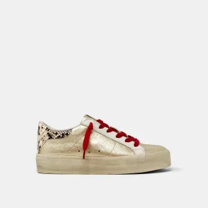 Sienna Light Gold Sneaker