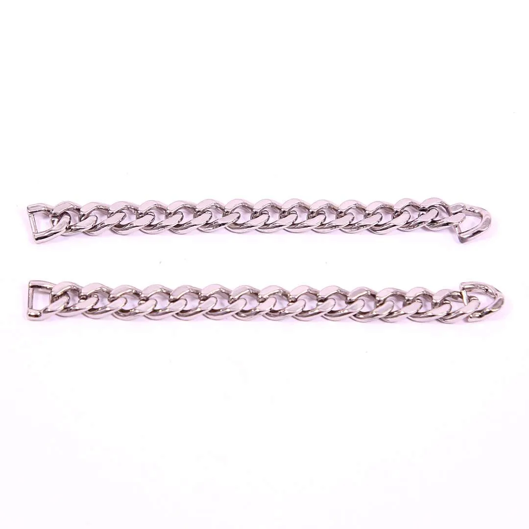 Silver Cuban Sneaker Chains For Sneakers
