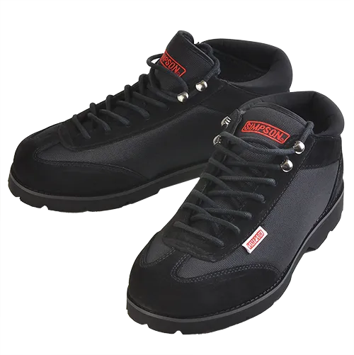 Simpson Racing Garage Crew Shoes8 - Black