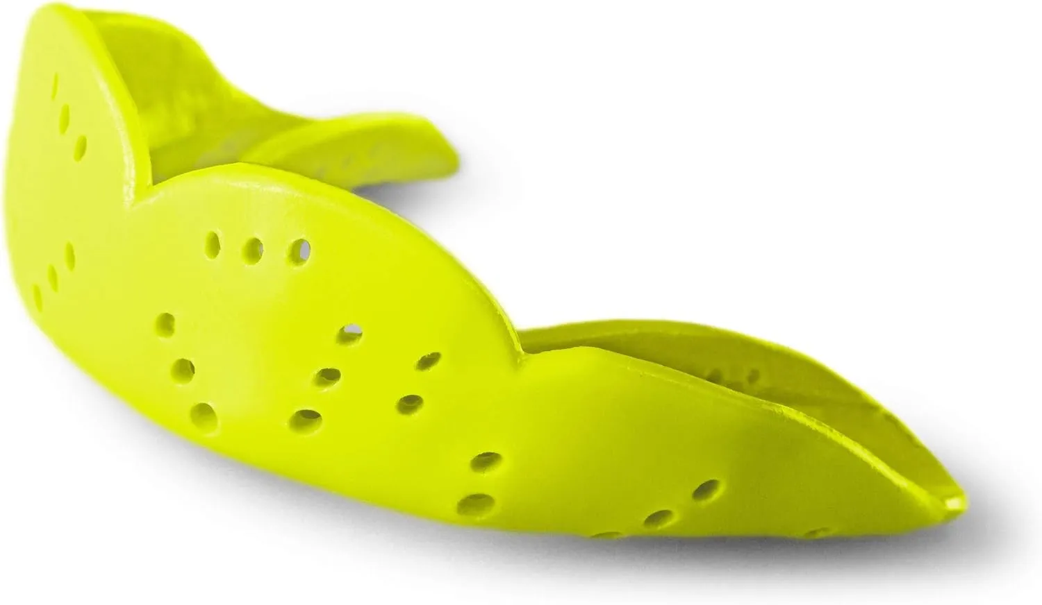 SISU Aero Medium Mouthguard, Neon Flash - 1.6mm Thin - Custom-Molded Fit - Slim Design - Remoldable Up to 20 Times - for Team Sports - Non Toxic