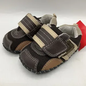 Size S (6-12m): Pediped Adrian BROWNS Soft-Sole Baby Shoes NEW in BOX