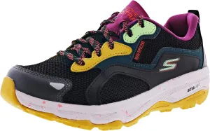 Skechers Women's Go Run Trail Altitude-Backwoods Trail Running Shoes, Black/Multi, 6M