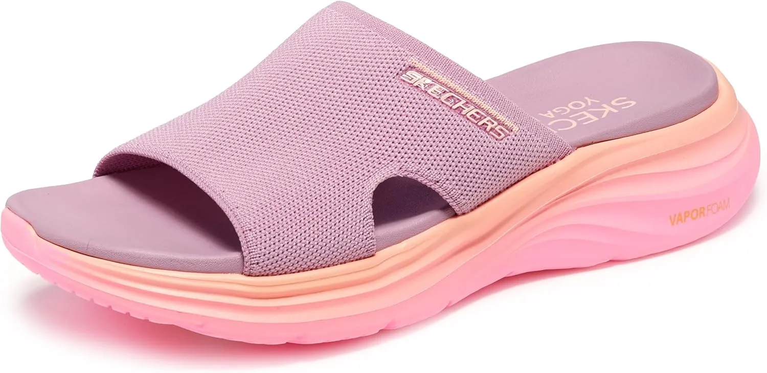 Skechers Women's Vapor Foam-Coastal Sunset Slide Sandal