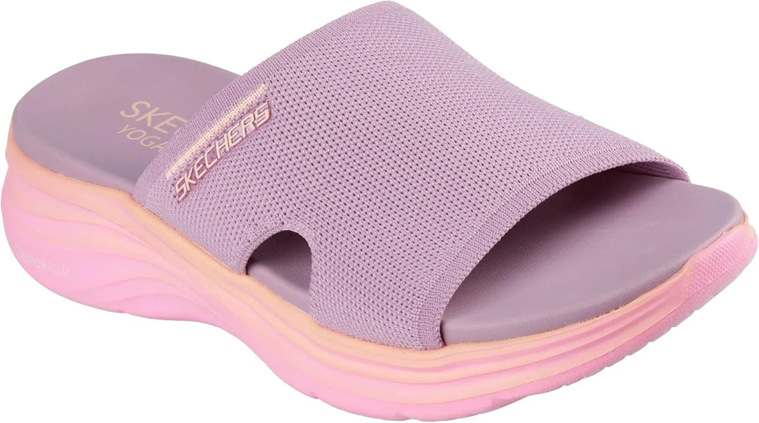Skechers Women's Vapor Foam-Coastal Sunset Slide Sandal