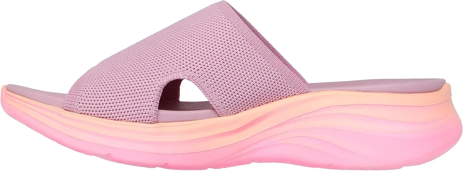 Skechers Women's Vapor Foam-Coastal Sunset Slide Sandal