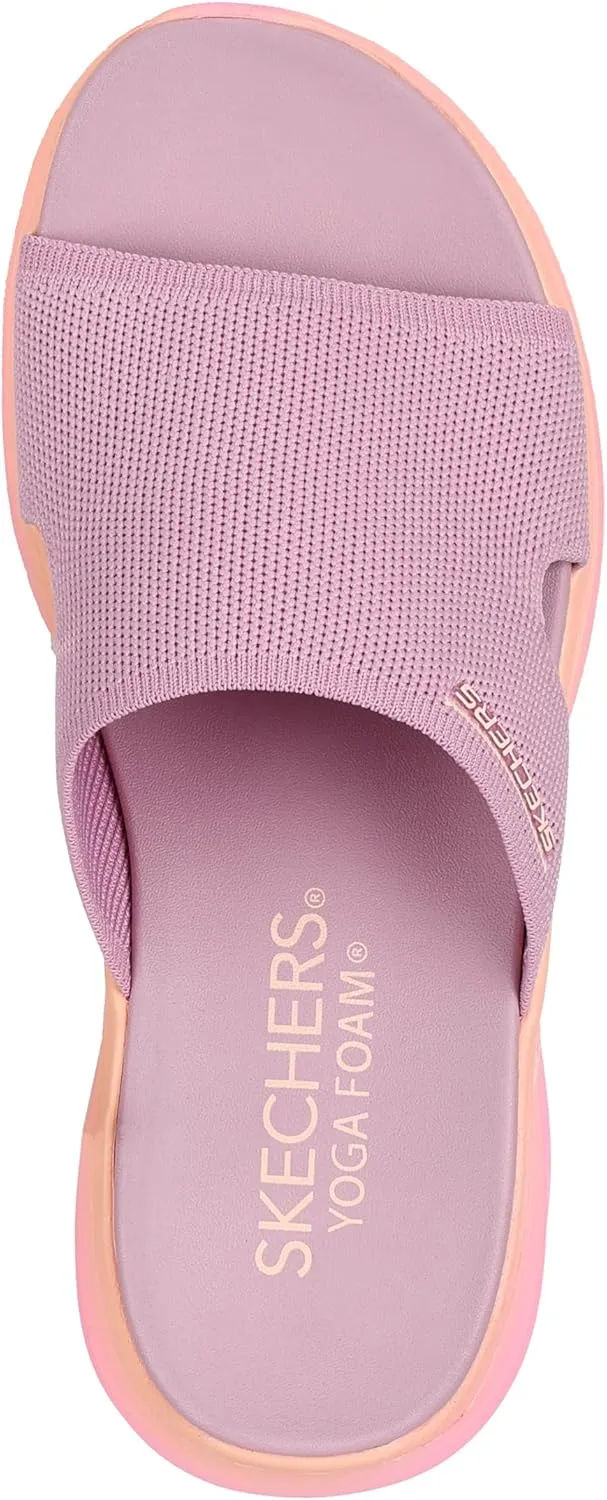 Skechers Women's Vapor Foam-Coastal Sunset Slide Sandal