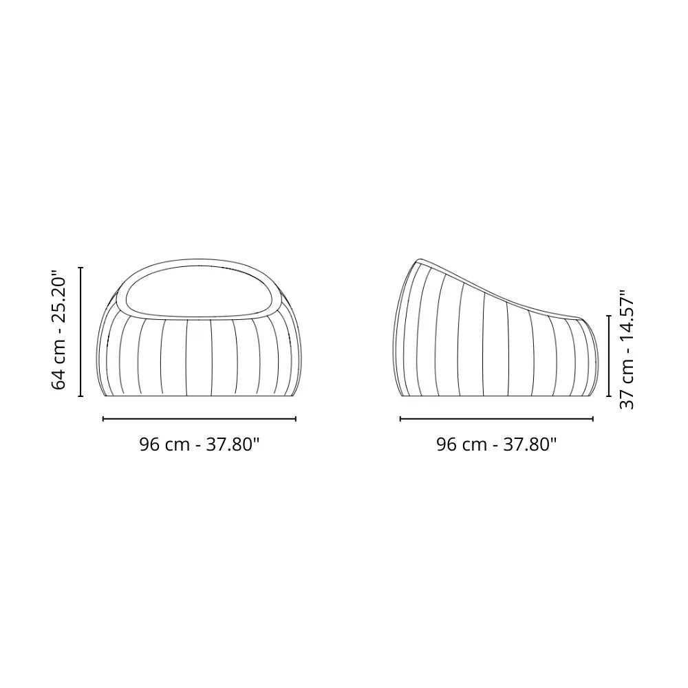 Slide Geléè Lounge soft armchair