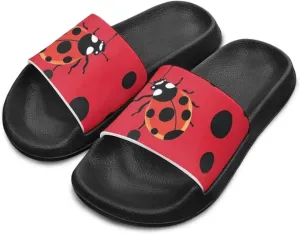 Slip On Sandals for Boys Girls Lightweight Animals Print Drying Shower Slides Suitable for Beach Days