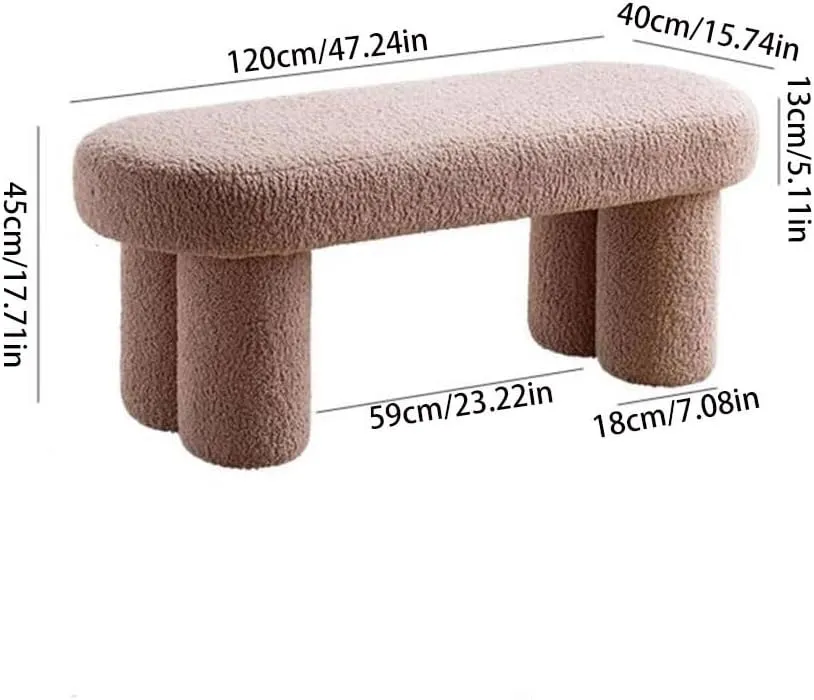 Small Ottoman Foot Rest Shoe Bench Fashion Simple Household Shoe Changing Stool Bedroom End Stool Light Luxury Sofa Stool Door Entrance Shoe Changing Stool Shoe Storage Bench Footstool