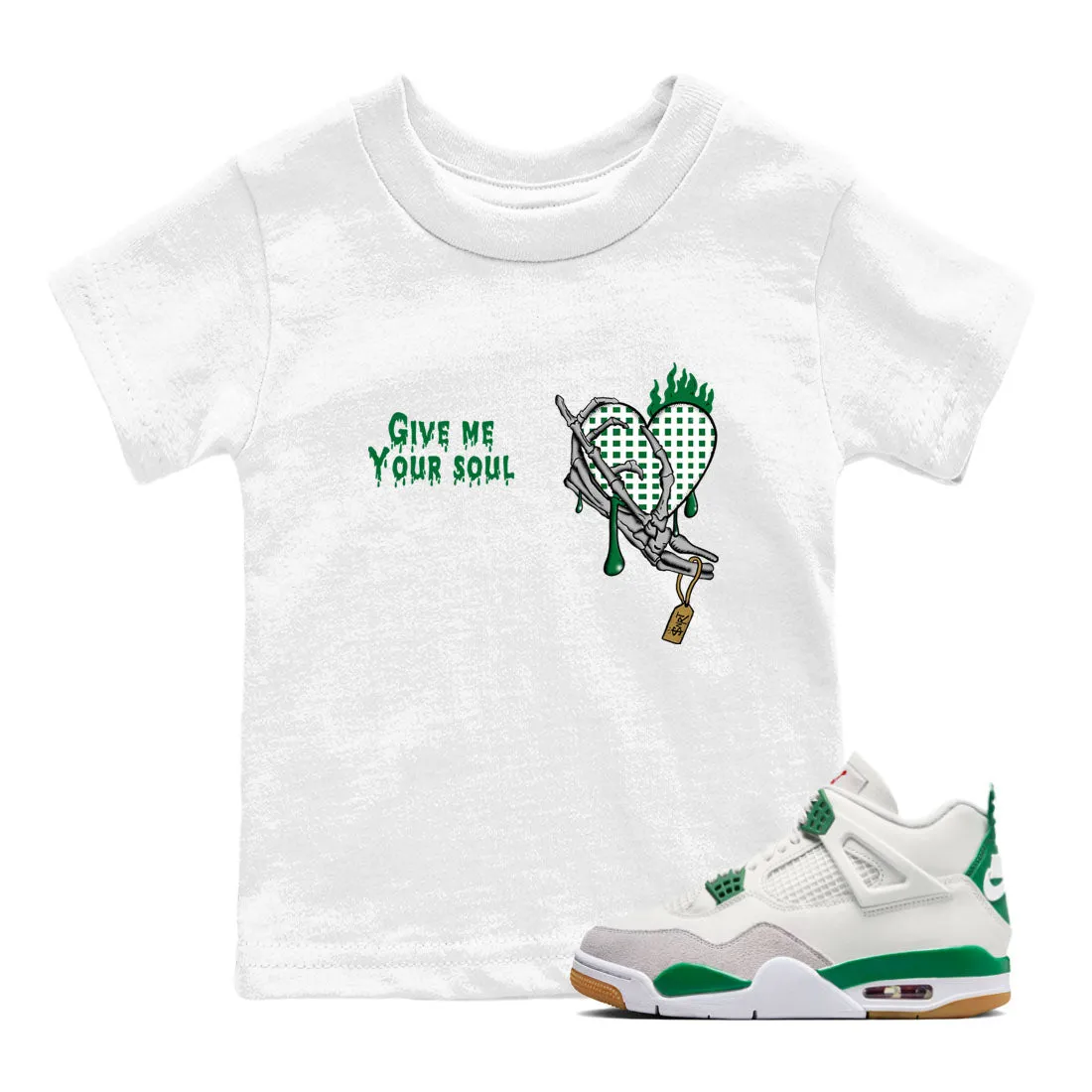 Sneaker Super affordable Soul SNRT Pine Jordan Your Air Excellent Give Kids Green Me 4 Tees -