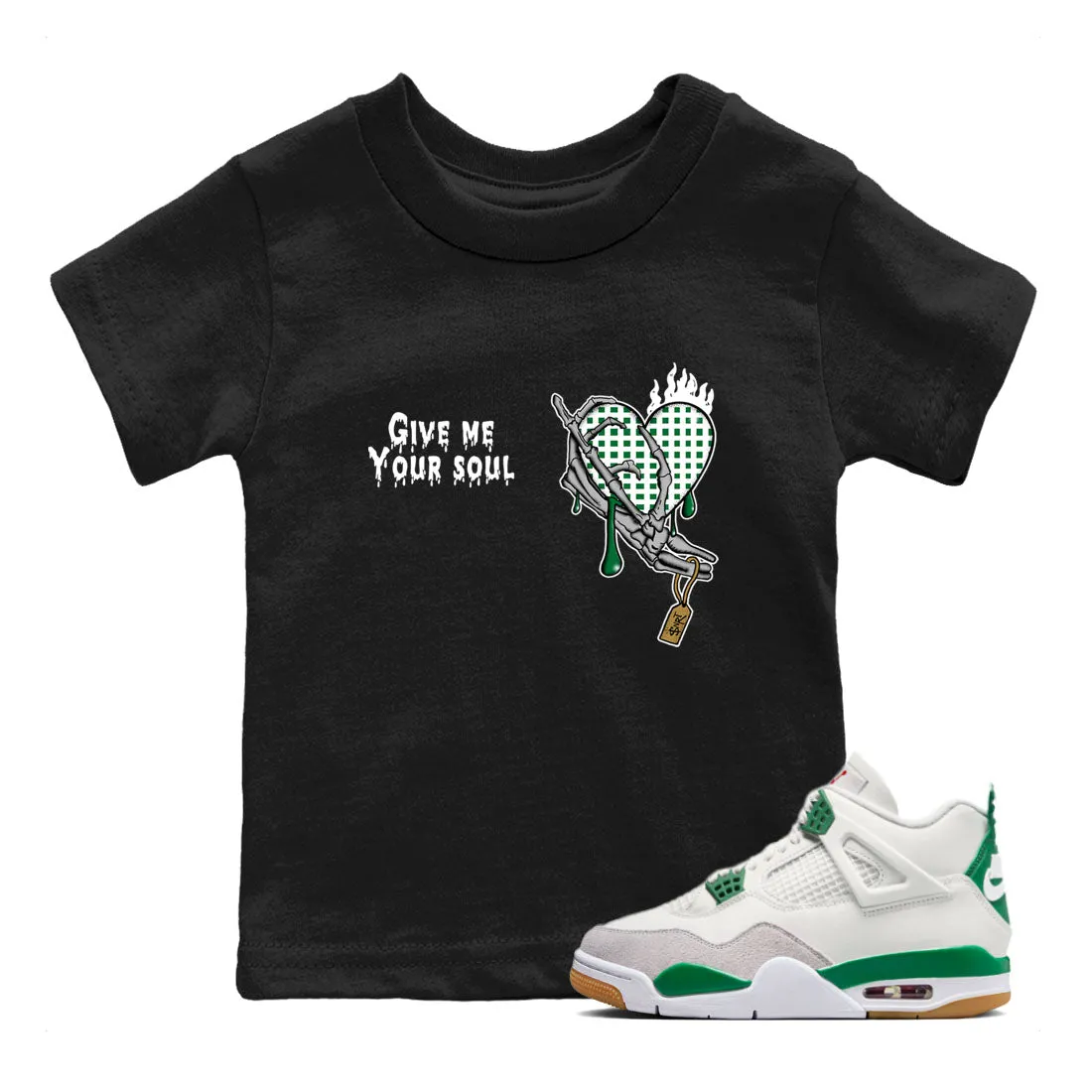 Sneaker Super affordable Soul SNRT Pine Jordan Your Air Excellent Give Kids Green Me 4 Tees -