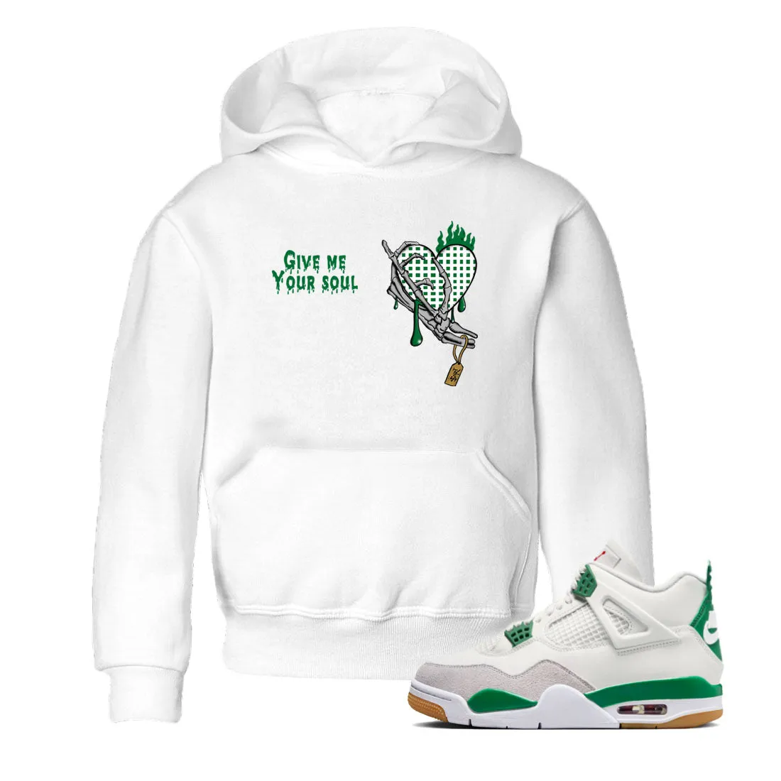 Sneaker Super affordable Soul SNRT Pine Jordan Your Air Excellent Give Kids Green Me 4 Tees -