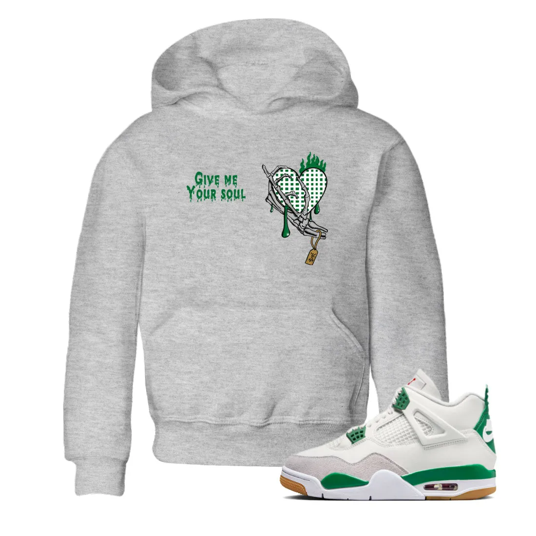 Sneaker Super affordable Soul SNRT Pine Jordan Your Air Excellent Give Kids Green Me 4 Tees -