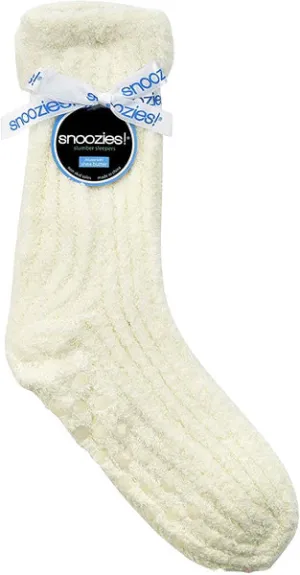 Snoozies Non-Slip Socks - Off White