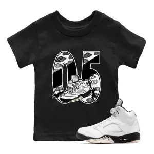 SNRT Air White - Great deal Impeccable Aggressive Tees Black Dribble Jordan Kids 5 Sneaker