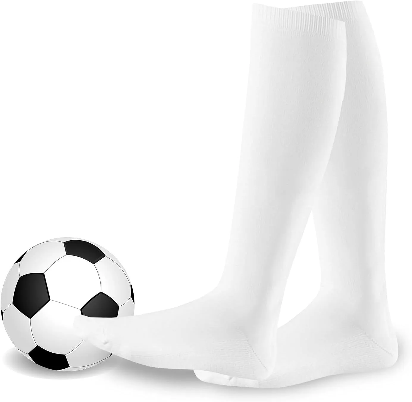 Soccer Athletic Team Sports Knee High Tube Socks Softball Baseball Kids Women Men Unisex