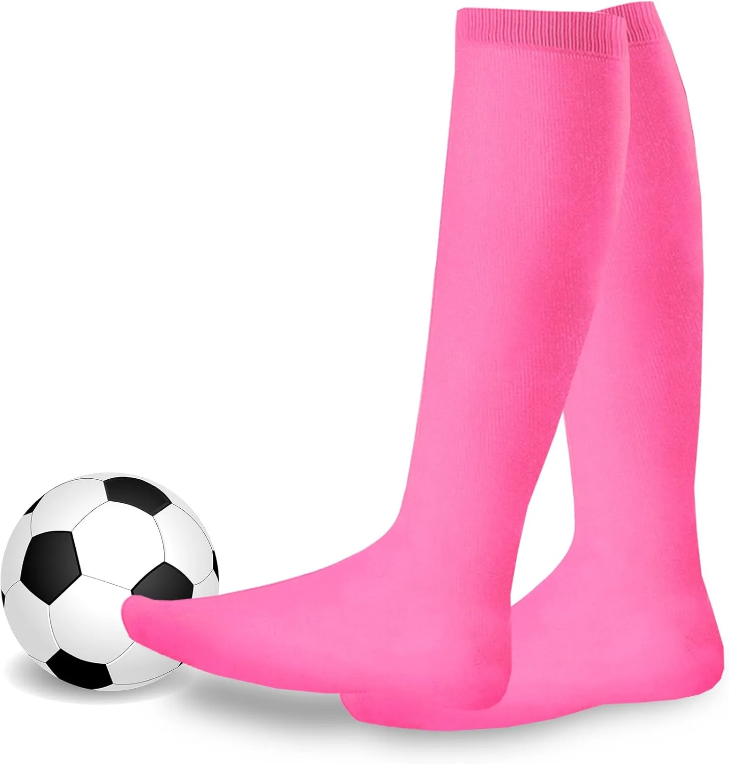 Soccer Athletic Team Sports Knee High Tube Socks Softball Baseball Kids Women Men Unisex