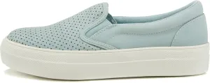 Soda Croft ~ Slip On Perforated Double Layer Foam Padded Cushion Sock Fashion Sneakers