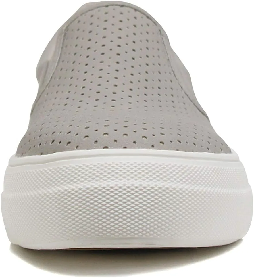 Soda Croft ~ Slip On Perforated Double Layer Foam Padded Cushion Sock Fashion Sneakers