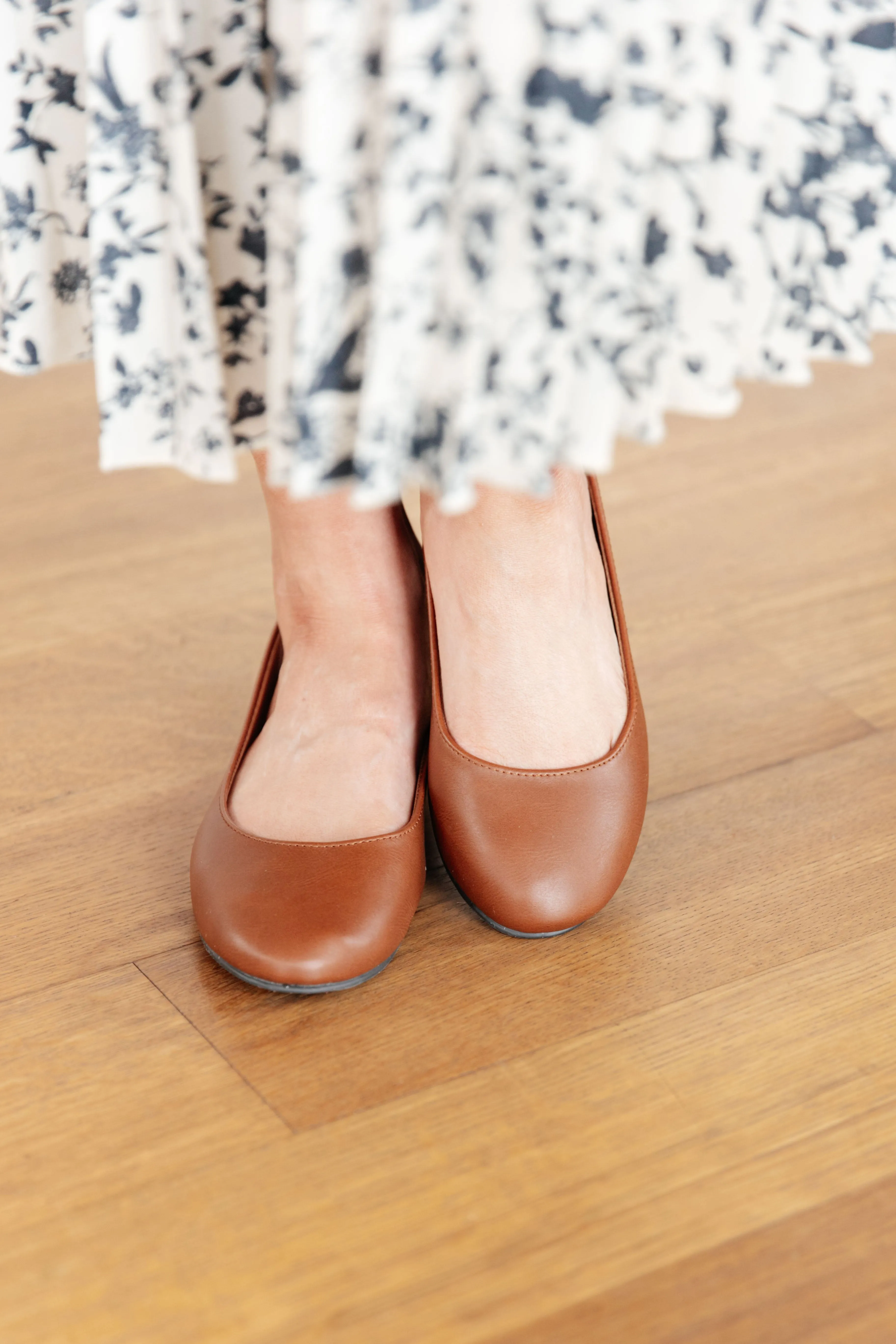 SODA- On Your Toes Ballet Flats in Camel (Sizes 5.5 - 11)
