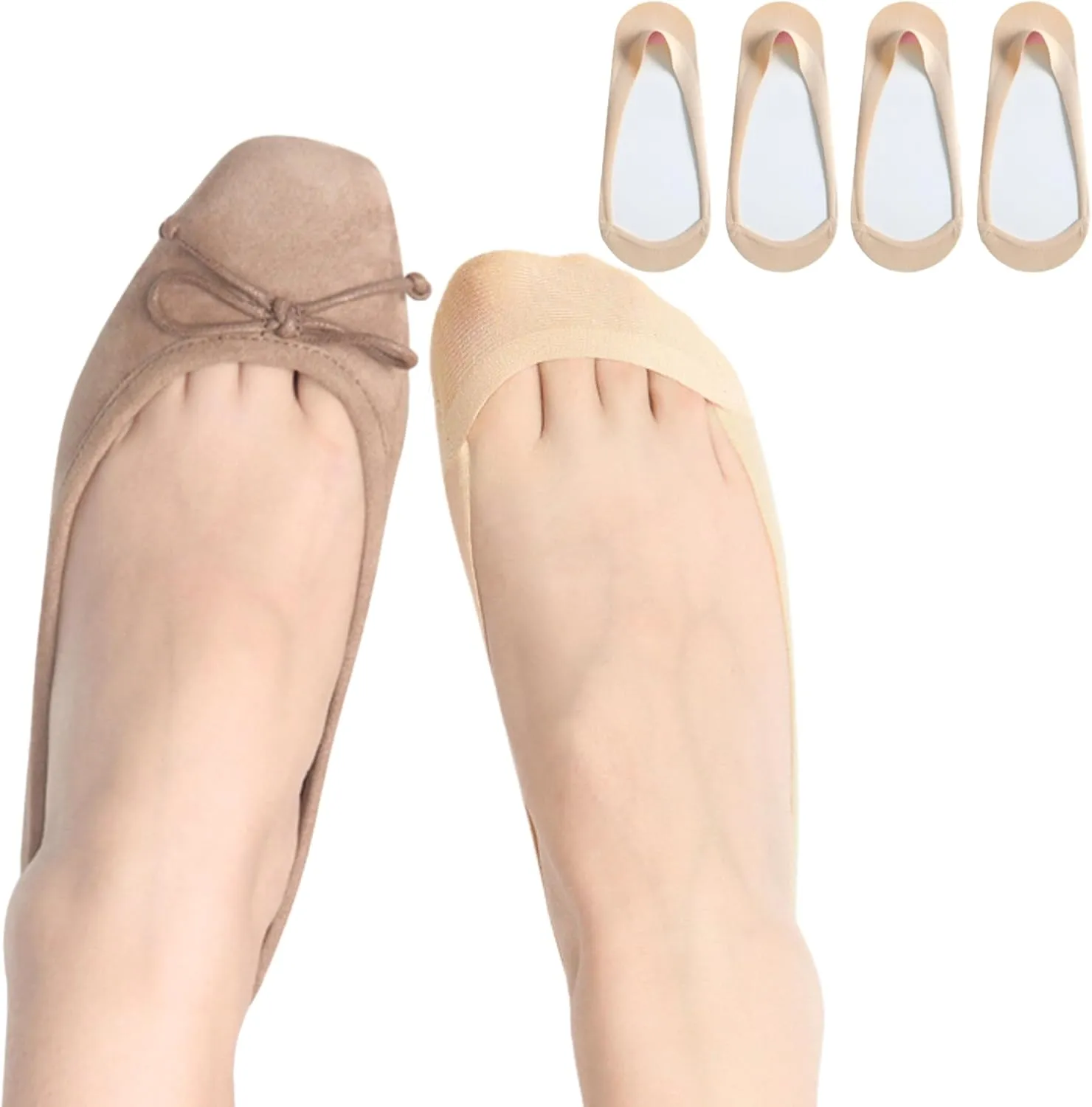 Soxbang Thin Ultra Low Cut No Show Socks in ANY Flats Heels Womens TRULY Non Slip Cotton Liner Socks