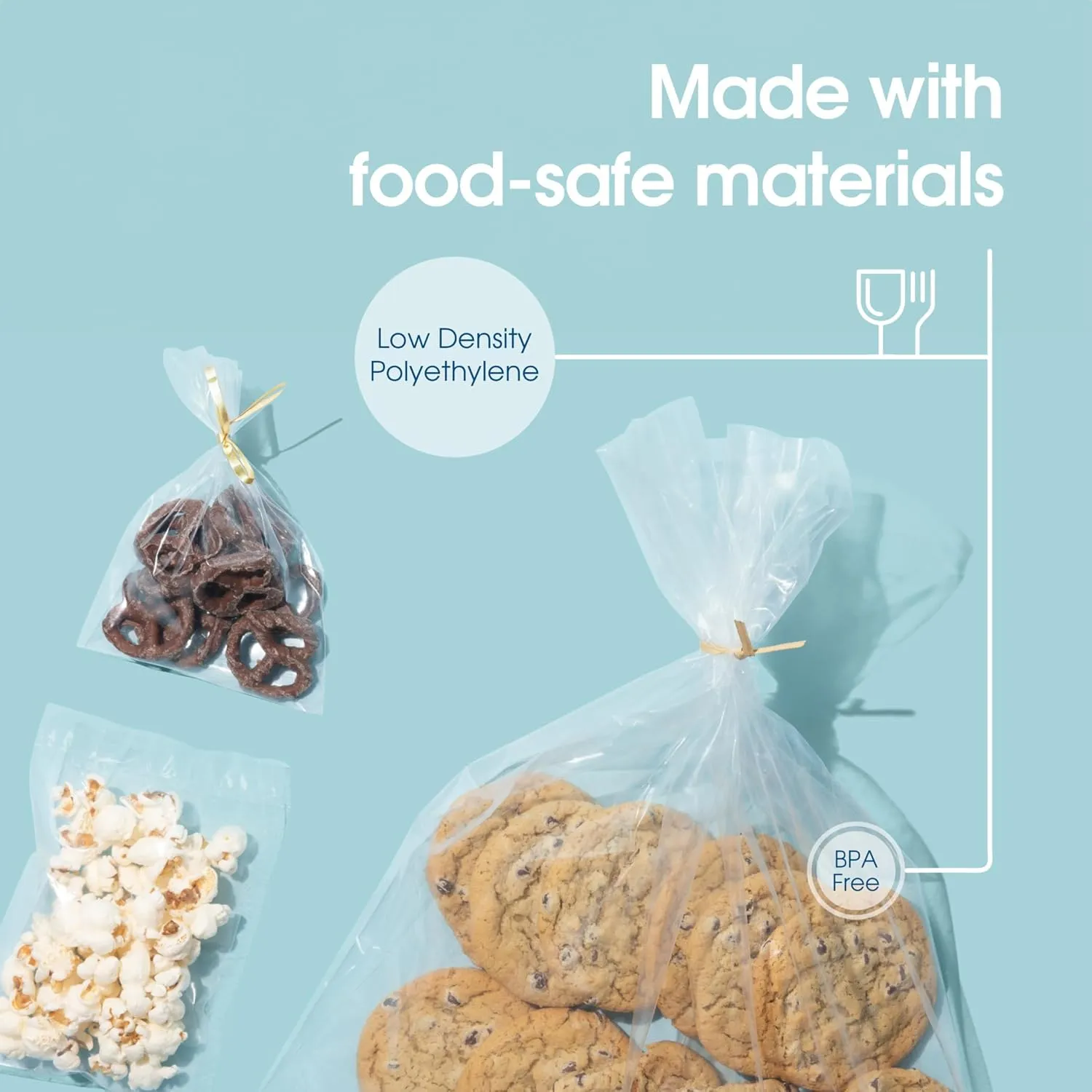 Spartan Industrial - 12” X 18” (100 Count) 1.1 Mil Flat Open End Clear Plastic Poly Bags - for Proofing Bread Dough, Packaging Clothes, Shirts (Thin & Lightweight - Bags DO NOT Have Seal)