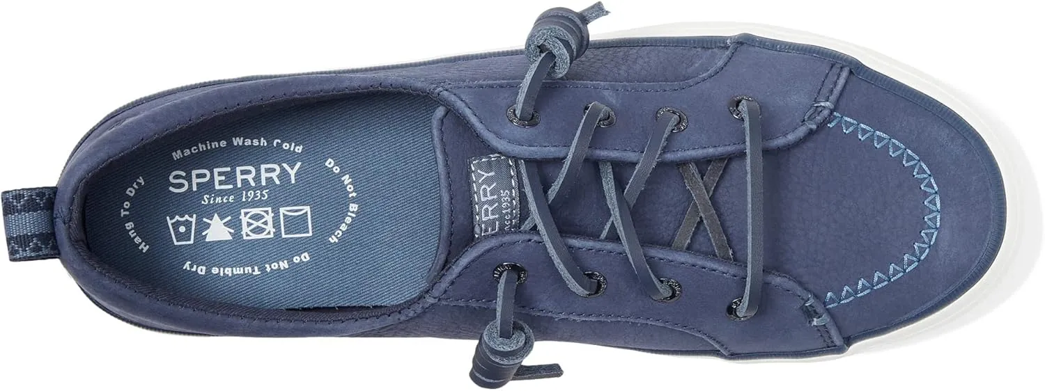 Sperry Women's Crest Vibe Washable Leather Sneaker