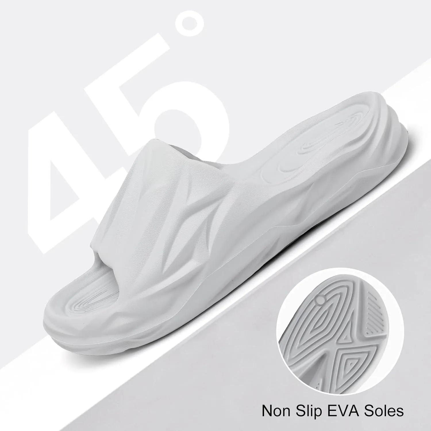 Spesoul Cloud Slides for Men Women Soft Thick Sole Slide Sandals Recovery Foam Pillow Slippers for House Shower Pool Beach Indoor Outdoor Walking