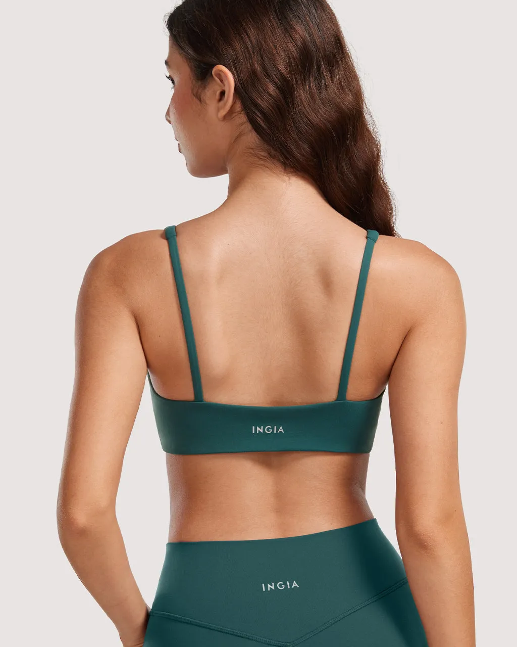 Square Scoop Neck Sports Bra