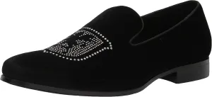 STACY ADAMS Men's Saunter Velour Slip on Loafer