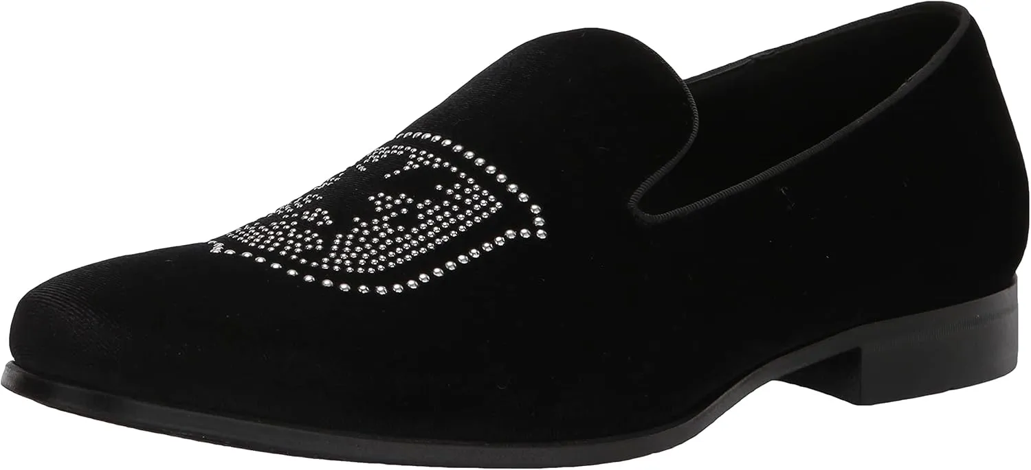 STACY ADAMS Men's Saunter Velour Slip on Loafer