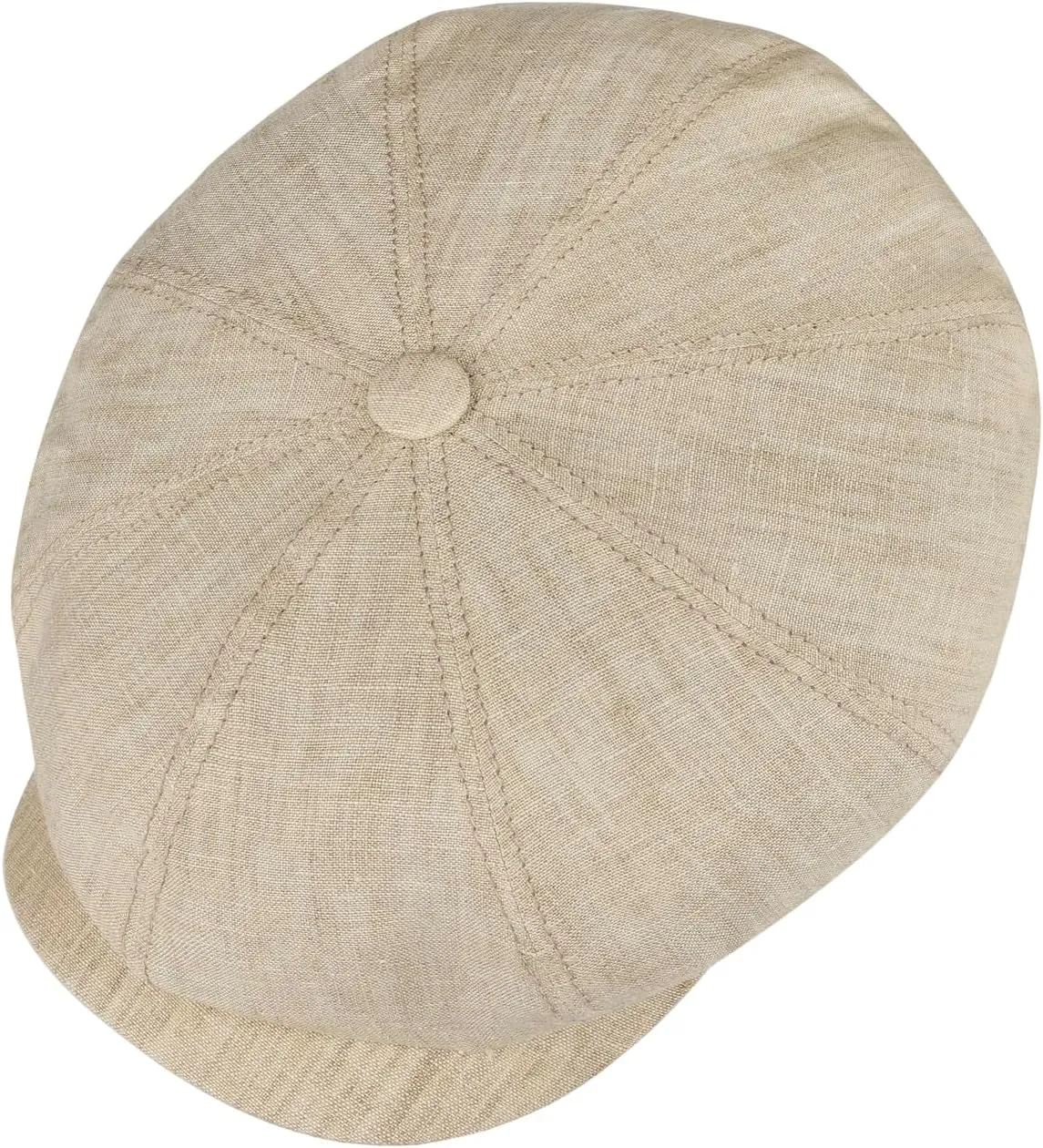 Stetson Hatteras Linen Newsboy Cap Women/Men | Made in The EU