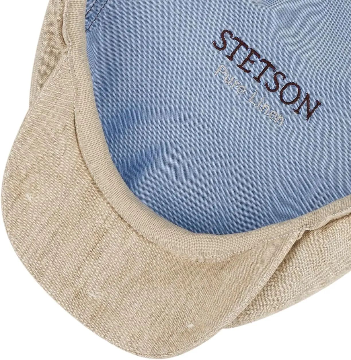 Stetson Hatteras Linen Newsboy Cap Women/Men | Made in The EU