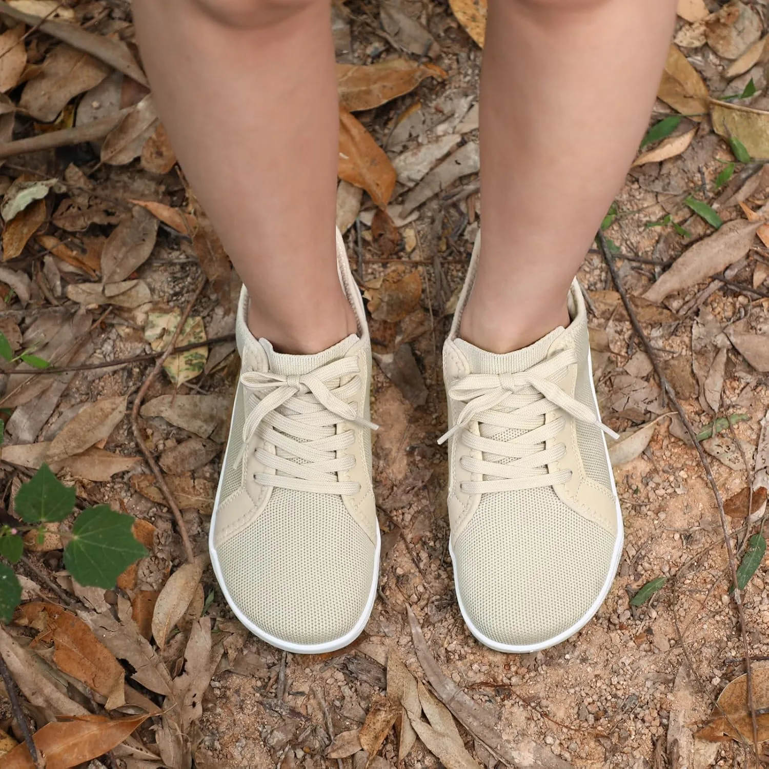 STQ Wide Toe Box Barefoot Shoes Women Zero Drop Minimalist Walking Tennis Sneakers Athletic Crossfit Workout Gym Training Grounded Shoes