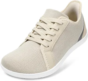STQ Wide Toe Box Barefoot Shoes Women Zero Drop Minimalist Walking Tennis Sneakers Athletic Crossfit Workout Gym Training Grounded Shoes