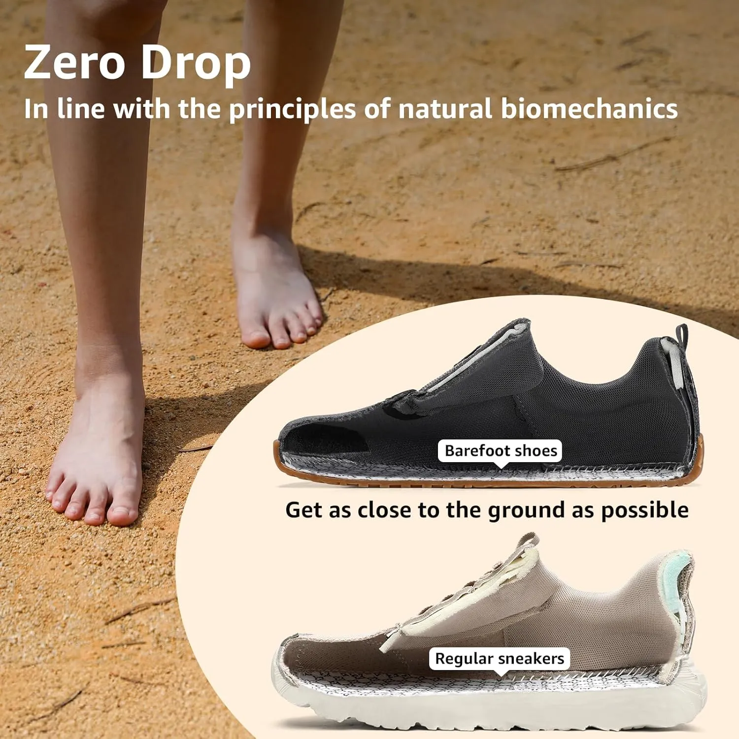 STQ Wide Toe Box Barefoot Shoes Women Zero Drop Minimalist Walking Tennis Sneakers Athletic Crossfit Workout Gym Training Grounded Shoes