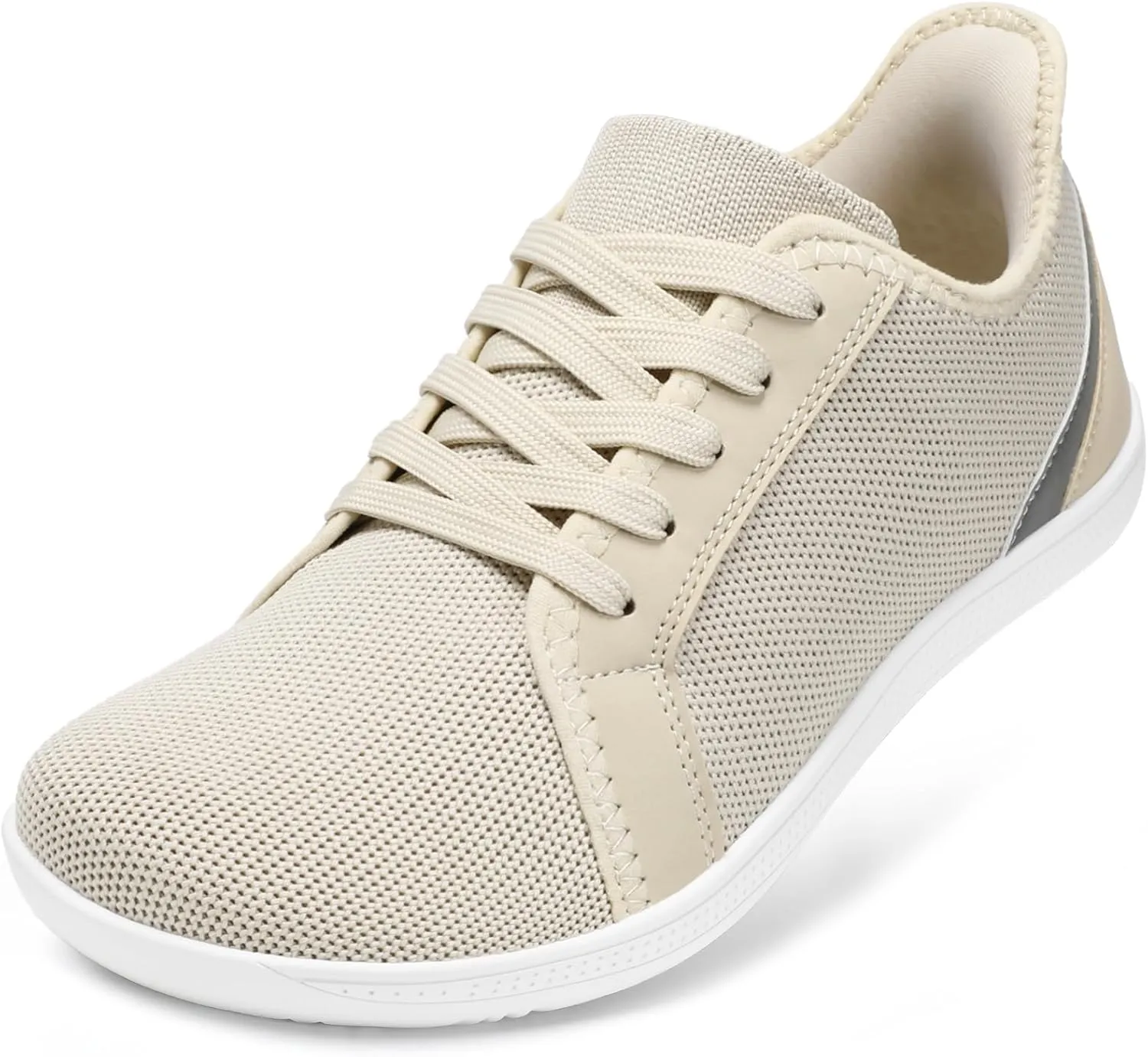 STQ Wide Toe Box Barefoot Shoes Women Zero Drop Minimalist Walking Tennis Sneakers Athletic Crossfit Workout Gym Training Grounded Shoes
