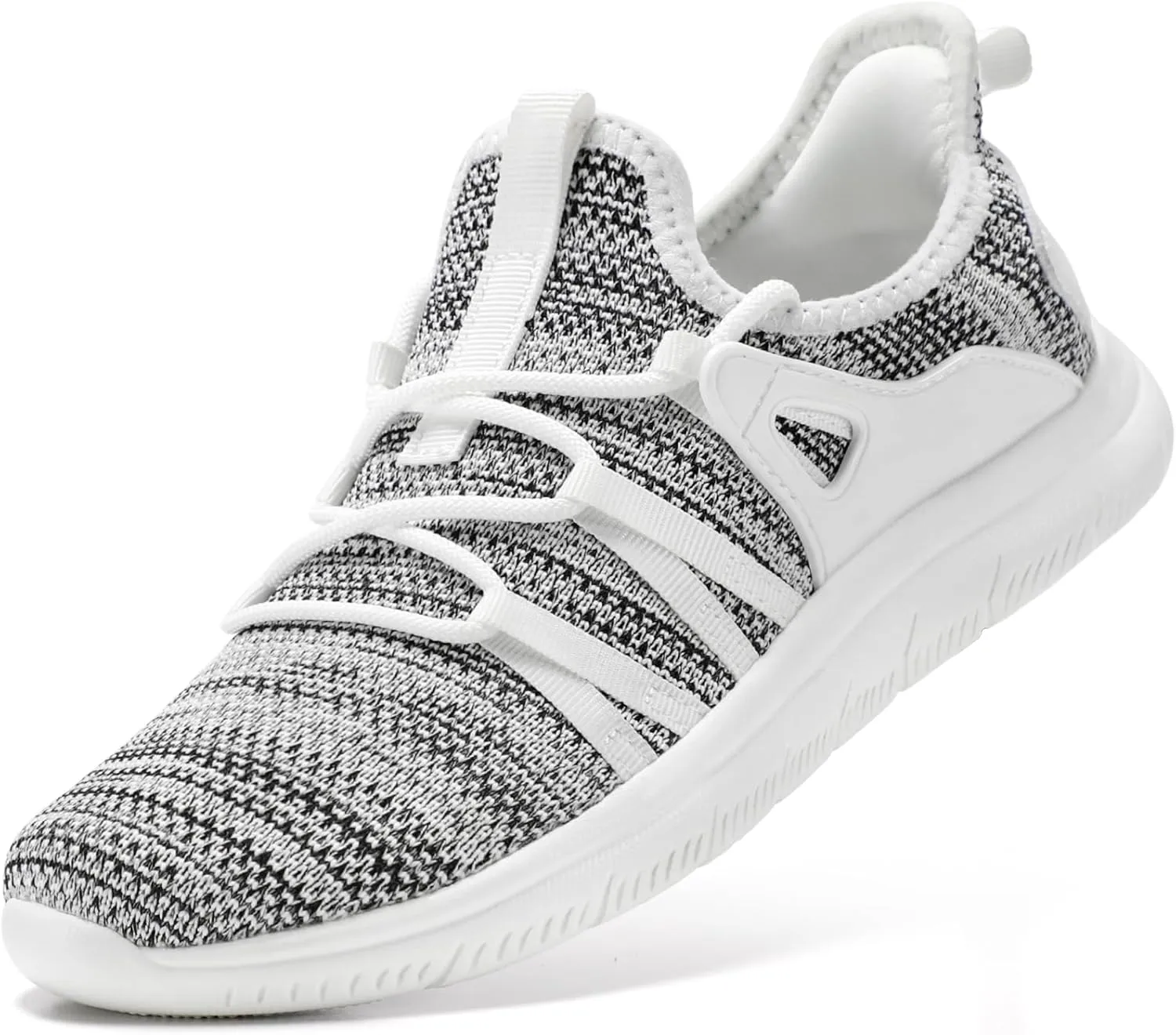 STQ Womens Slip on Sneakers Breathable Tennis Arch Support Comfortable Walking Shoes Plantar Fasciitis Orthopedic Workout Gym Cross Training Athletic Standing