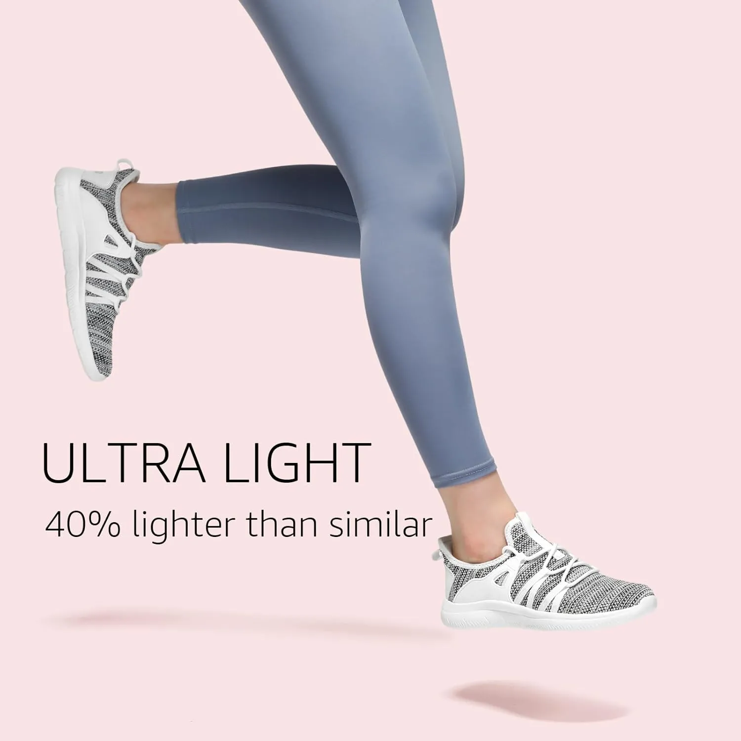 STQ Womens Slip on Sneakers Breathable Tennis Arch Support Comfortable Walking Shoes Plantar Fasciitis Orthopedic Workout Gym Cross Training Athletic Standing