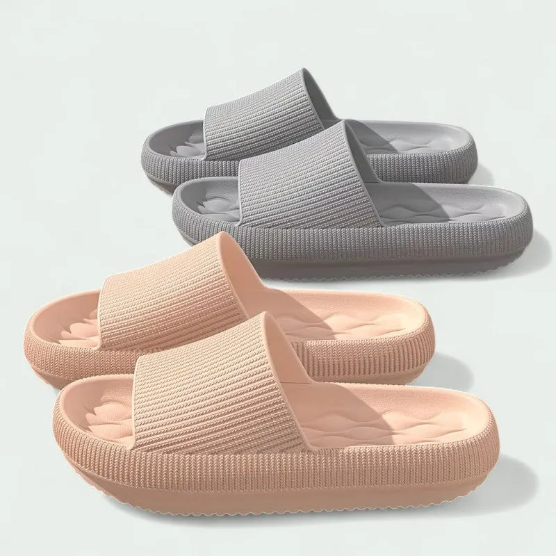Strazoro | Cushioned Slide Sandals with Textured Footbed for Comfort (Women)