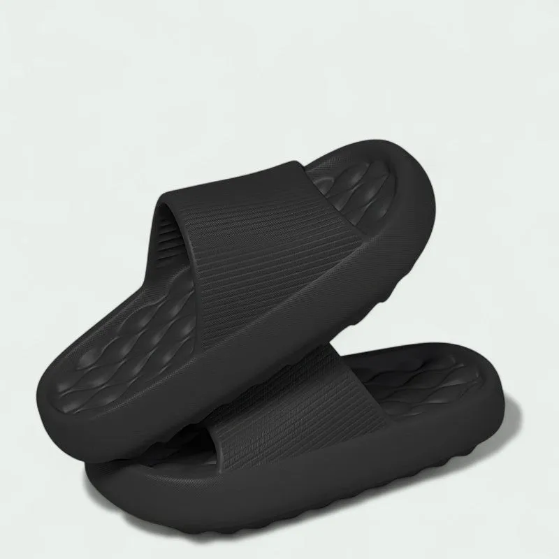 Strazoro | Cushioned Slide Sandals with Textured Footbed for Comfort (Women)