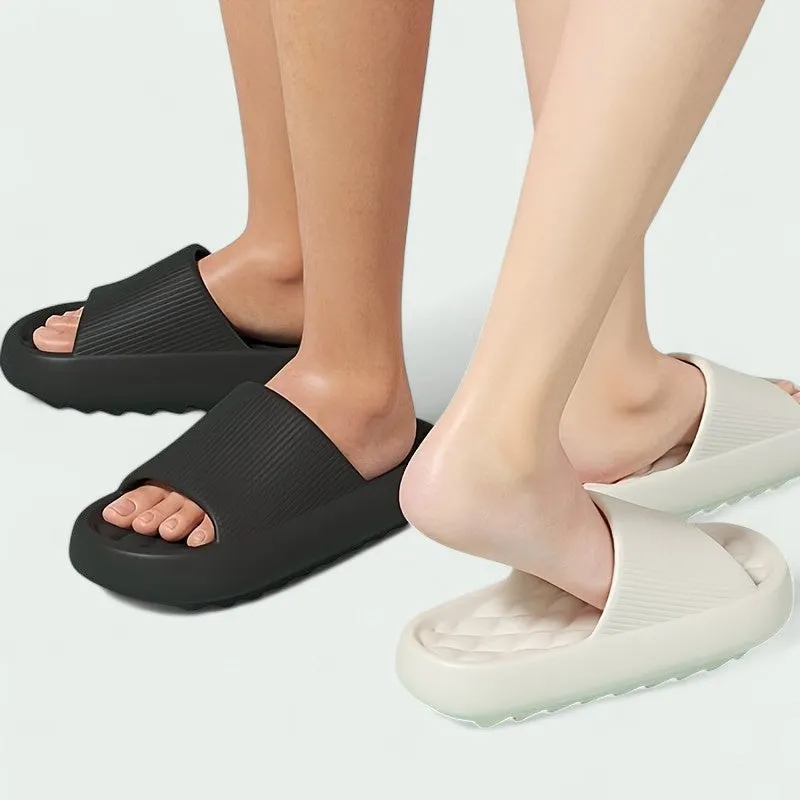 Strazoro | Cushioned Slide Sandals with Textured Footbed for Comfort (Women)