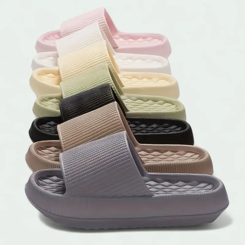 Strazoro | Cushioned Slide Sandals with Textured Footbed for Comfort (Women)
