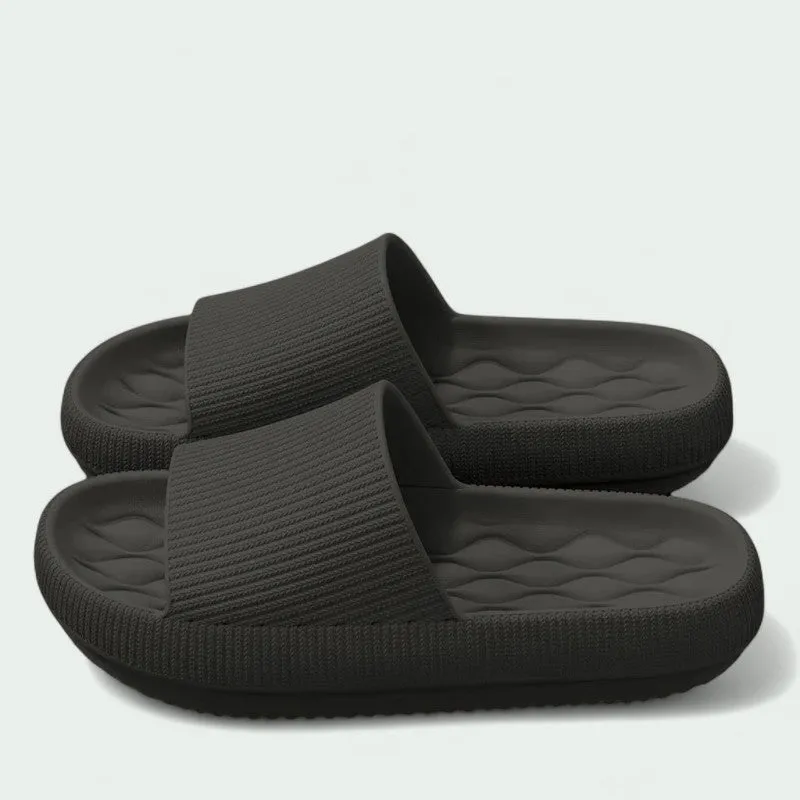 Strazoro | Cushioned Slide Sandals with Textured Footbed for Comfort (Women)