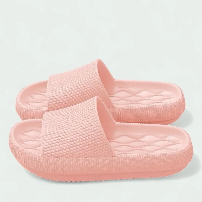 Strazoro | Cushioned Slide Sandals with Textured Footbed for Comfort (Women)