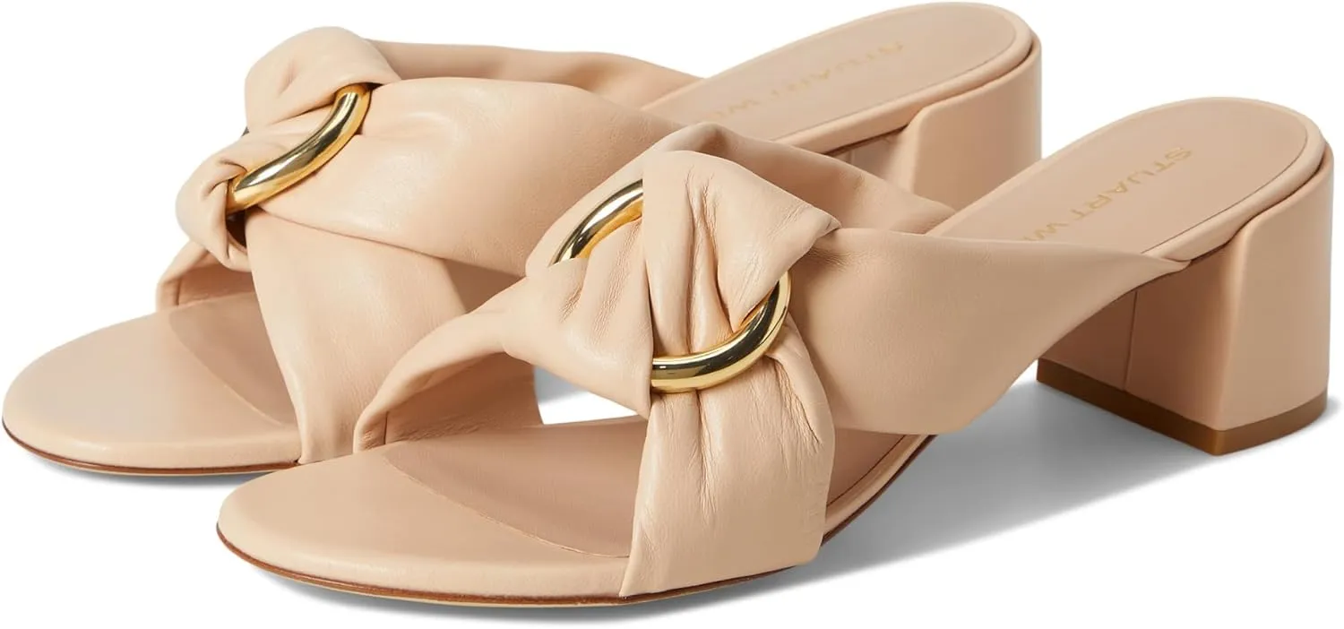 Stuart Weitzman Women's Cece Block Slide 50 Pump