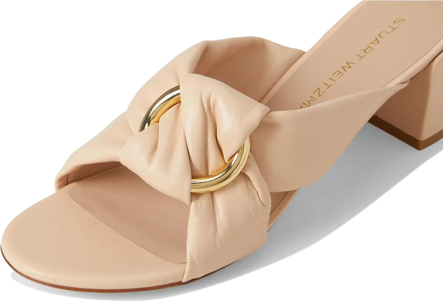 Stuart Weitzman Women's Cece Block Slide 50 Pump