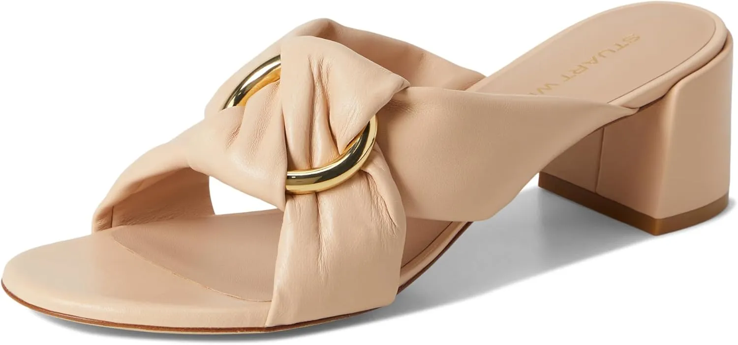 Stuart Weitzman Women's Cece Block Slide 50 Pump